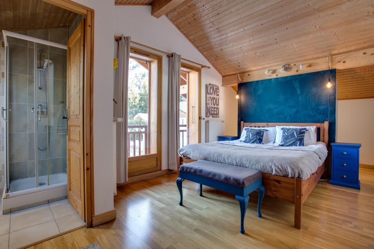 Chamonix Large Chalet, Sleeps 12, 200M2, 5 Bedroom, 4 Bathroom, Garden, Jacuzzi, Sauna Exteriér fotografie